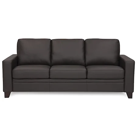 Contemporary Sofa with Track Arms